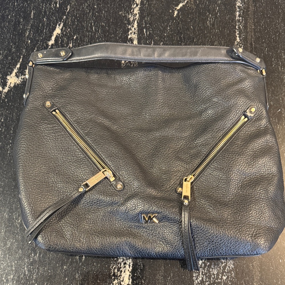 Michael Kors Black Leather Women's Bag